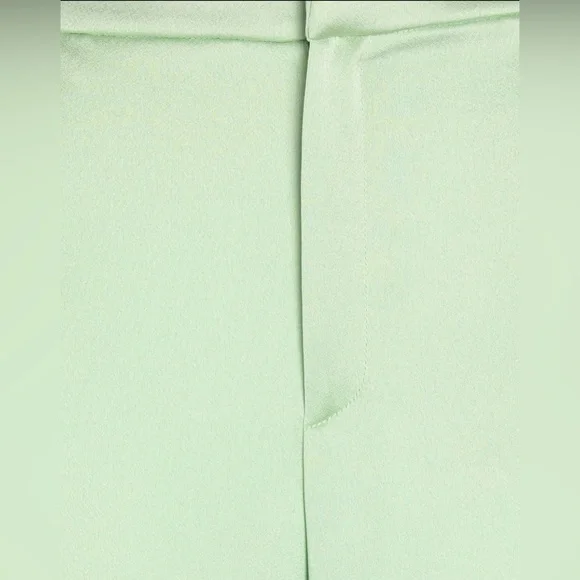 The Andamane Mint Green Wide-Leg Pants IT49 US4 $545